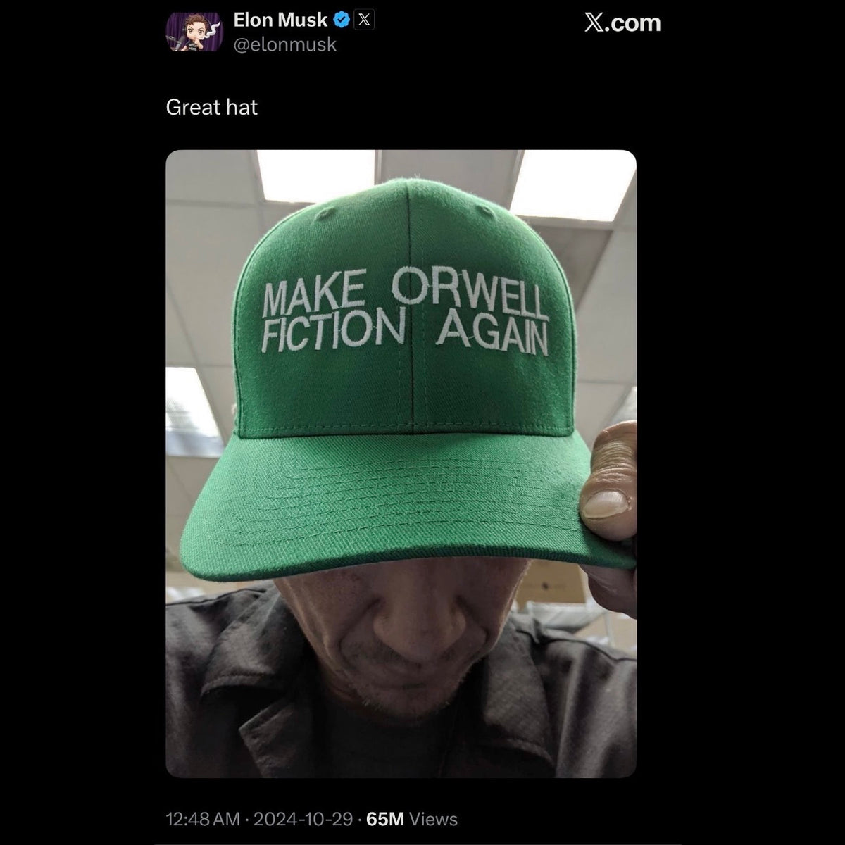 Make Orwell Fiction Again - Premium Snapback Hat