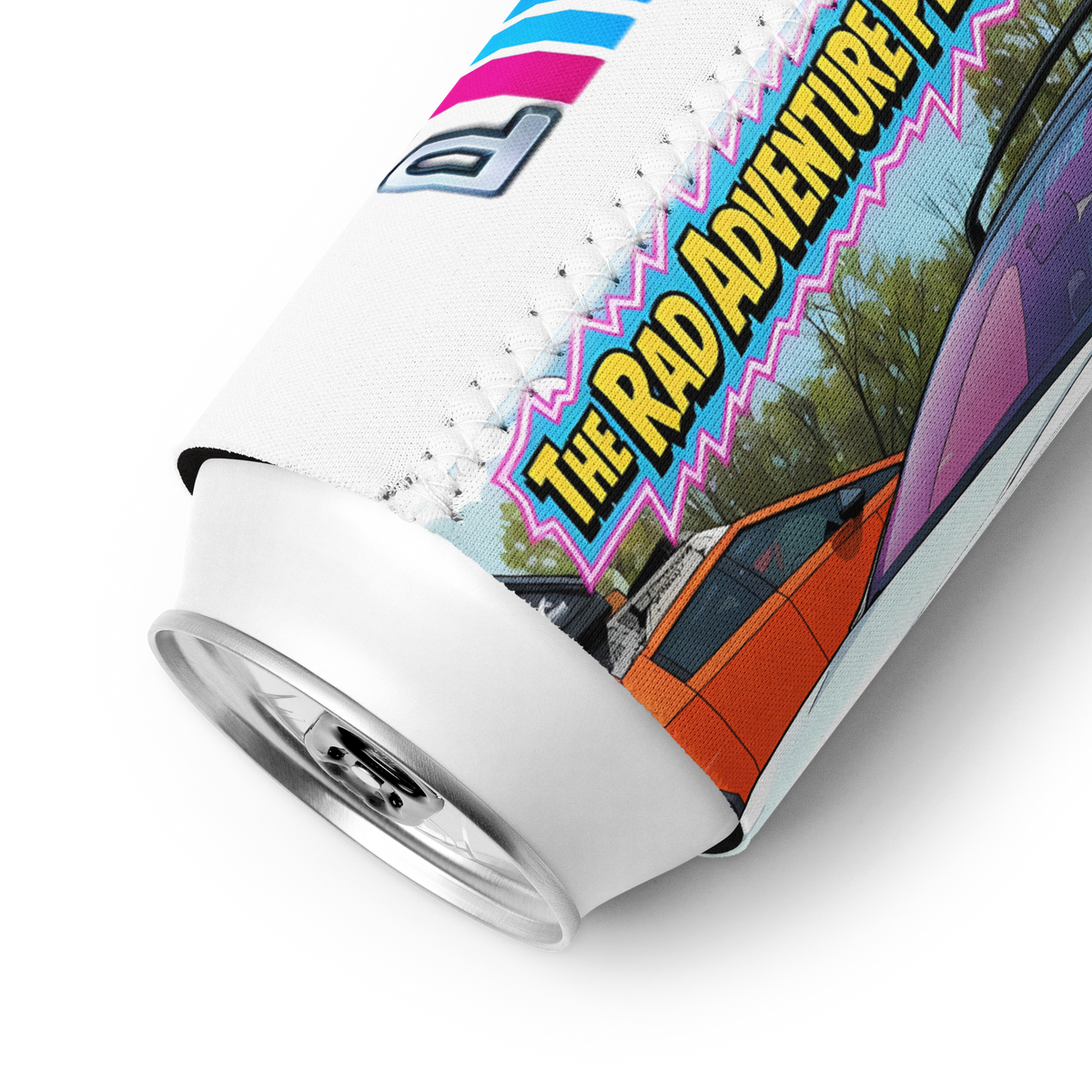 Rad Adventure PLAID Koozie - Can cooler