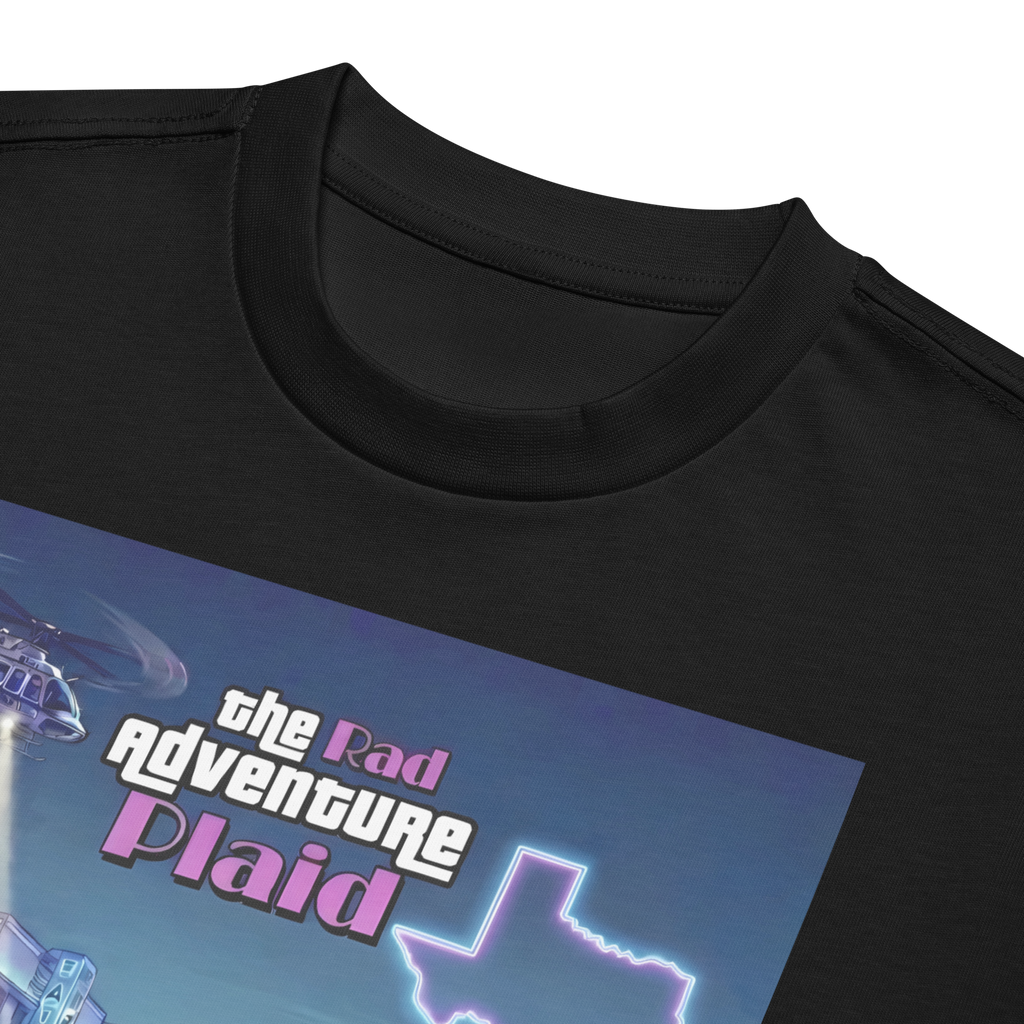 The Rad Adventure Plaid Box Tee - "Chopper Escape"