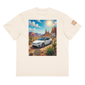 The Rad Adventure Plaid Box Tee - "Route 66 Desert Crossing"