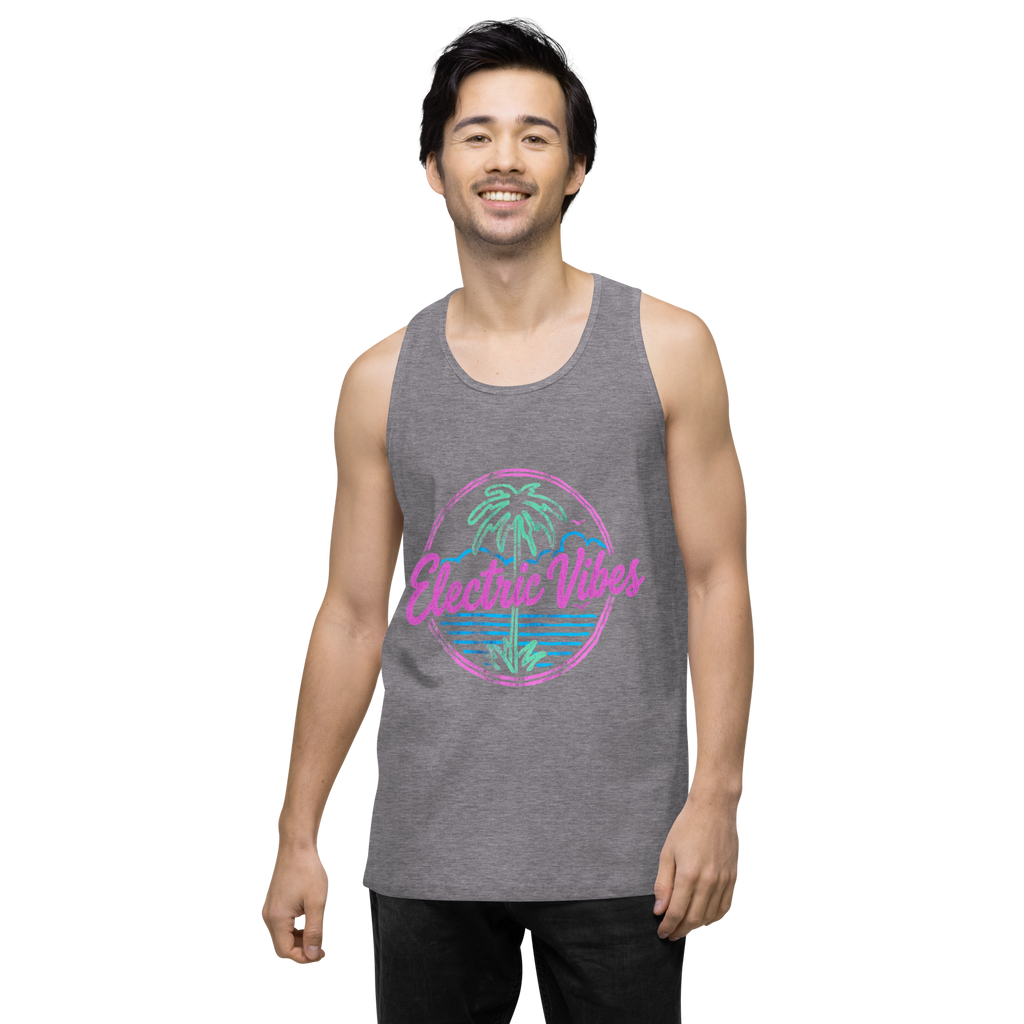 Electric Vibes - Men’s Premium Retro Tank