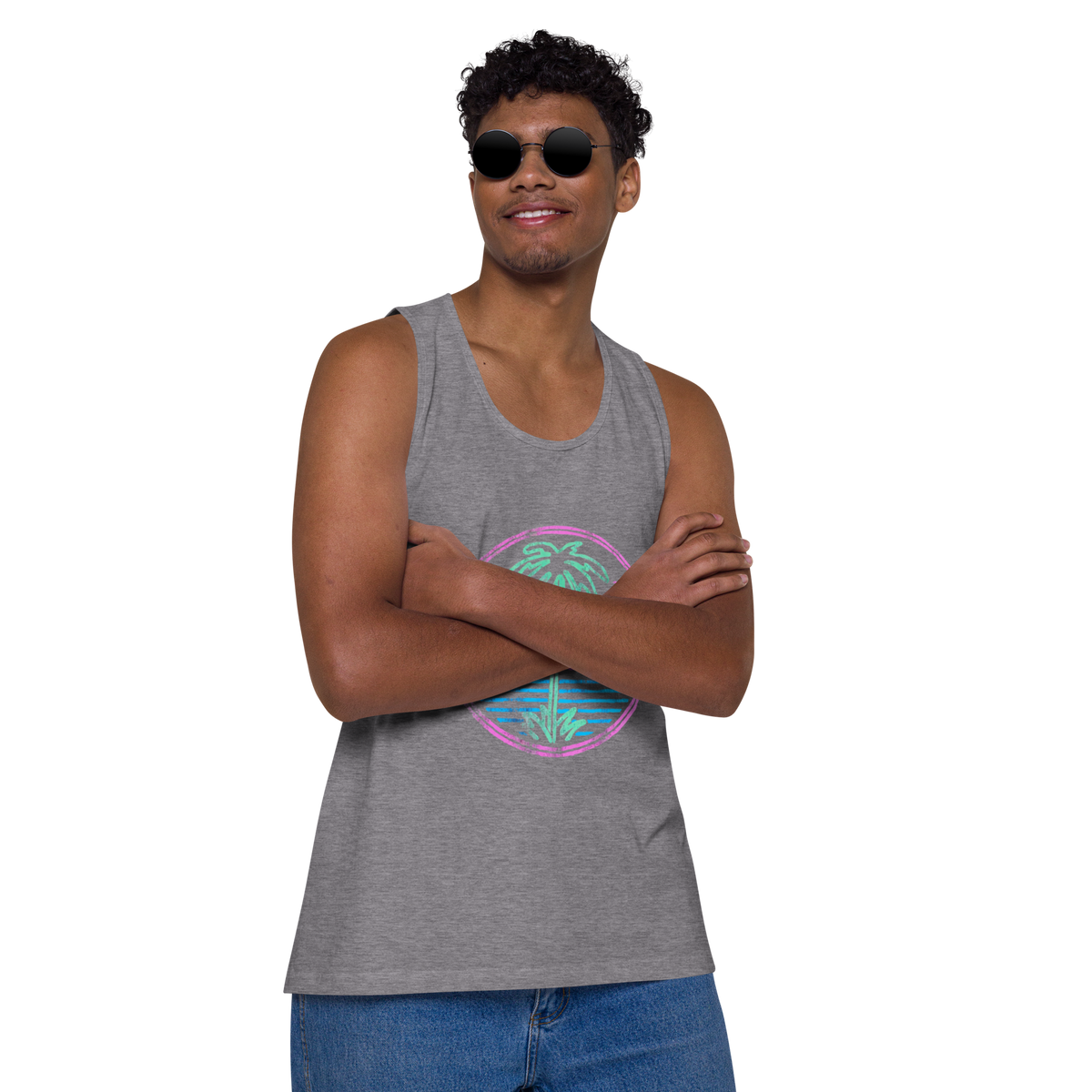 Electric Vibes - Men’s Premium Retro Tank