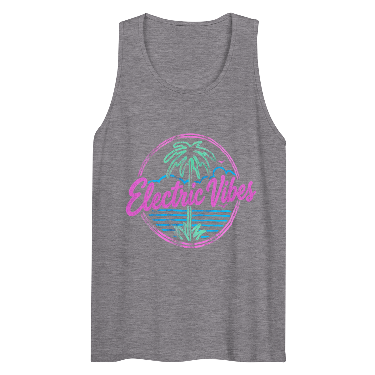 Electric Vibes - Men’s Premium Retro Tank