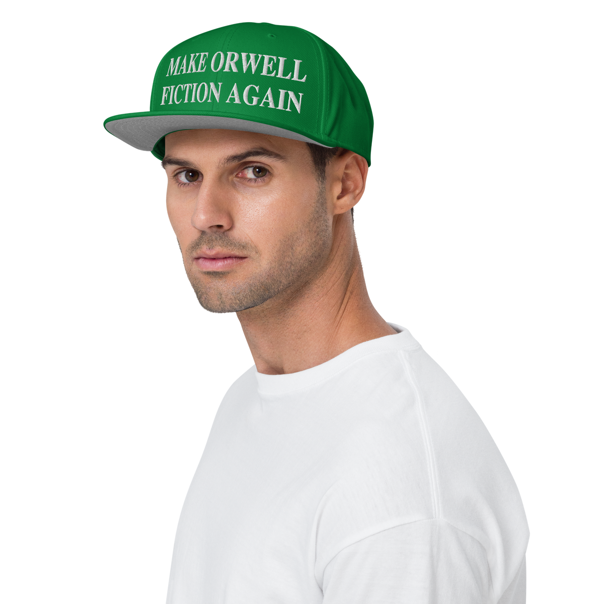 Make Orwell Fiction Again - Premium Snapback Hat