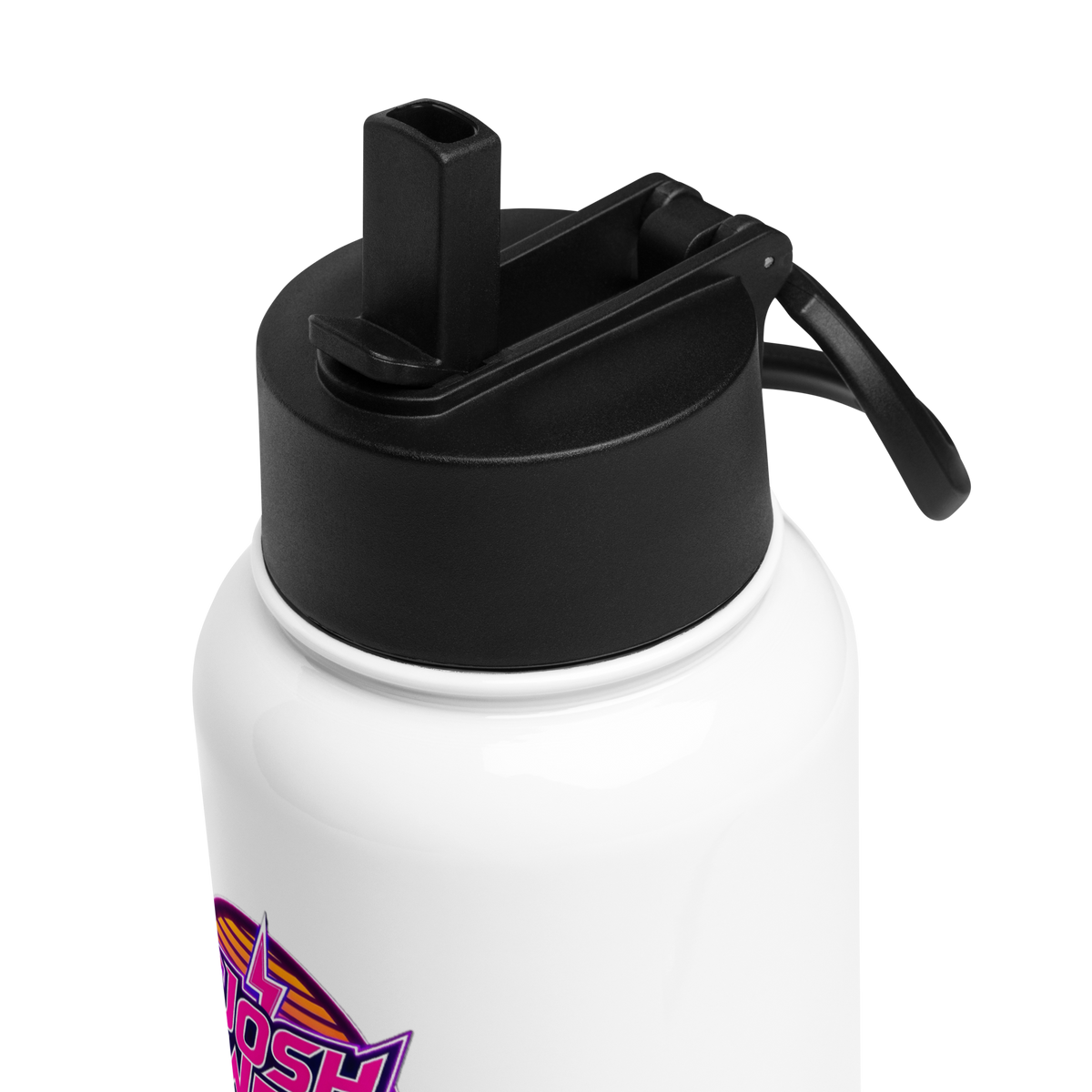 JoshWest247 Stainless Steel Water Bottle - "Here For The Vibes"