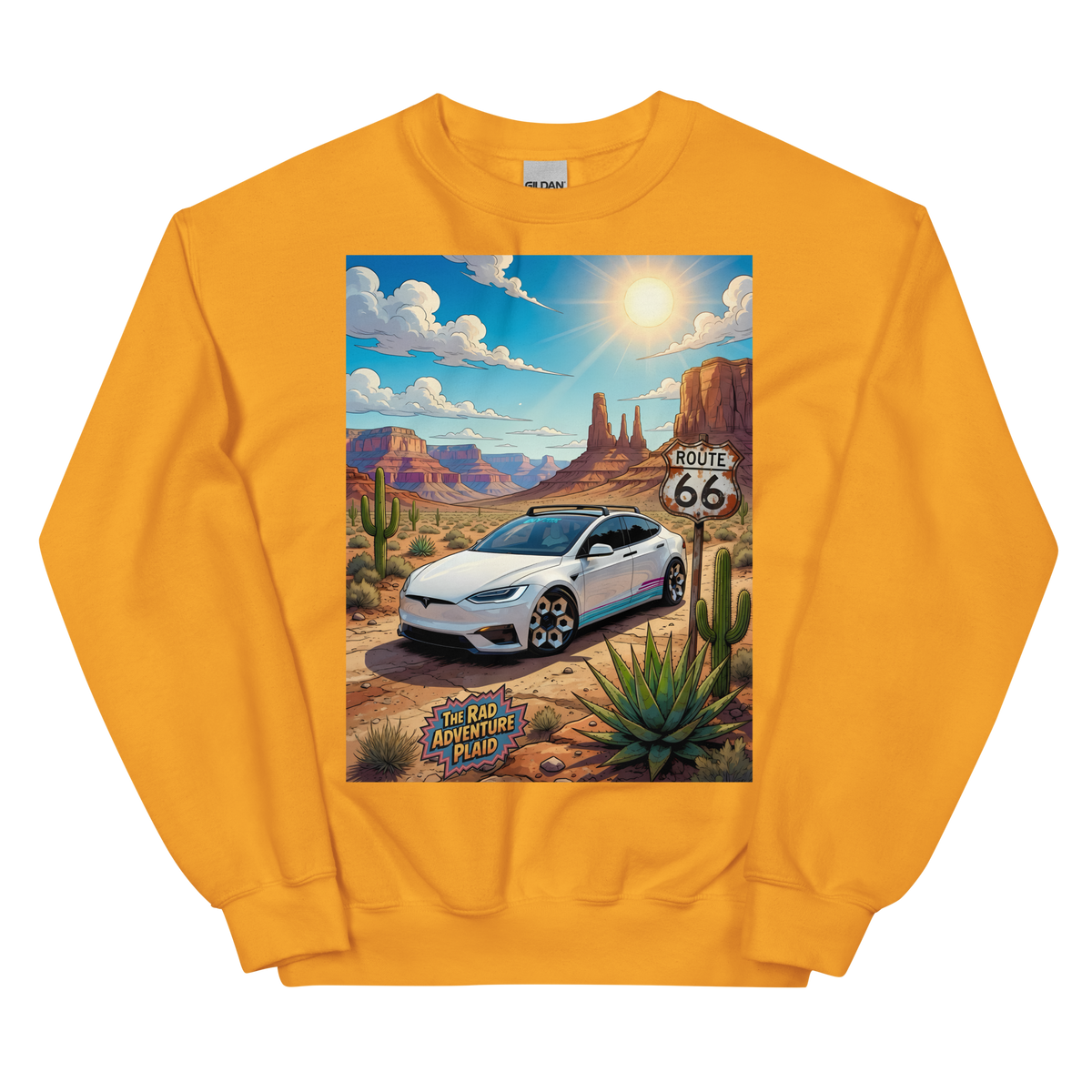 Route 66 Desert Crossing - Premium Sweater
