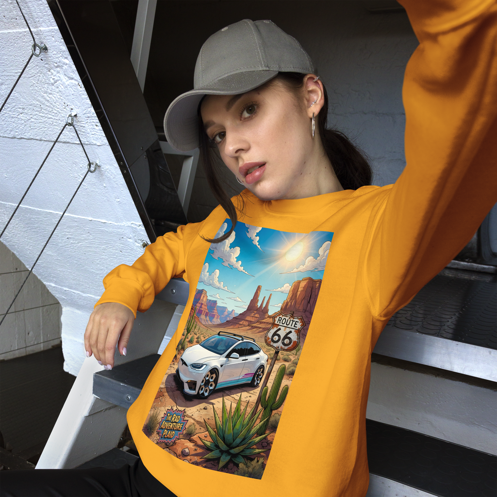 Route 66 Desert Crossing - Premium Sweater