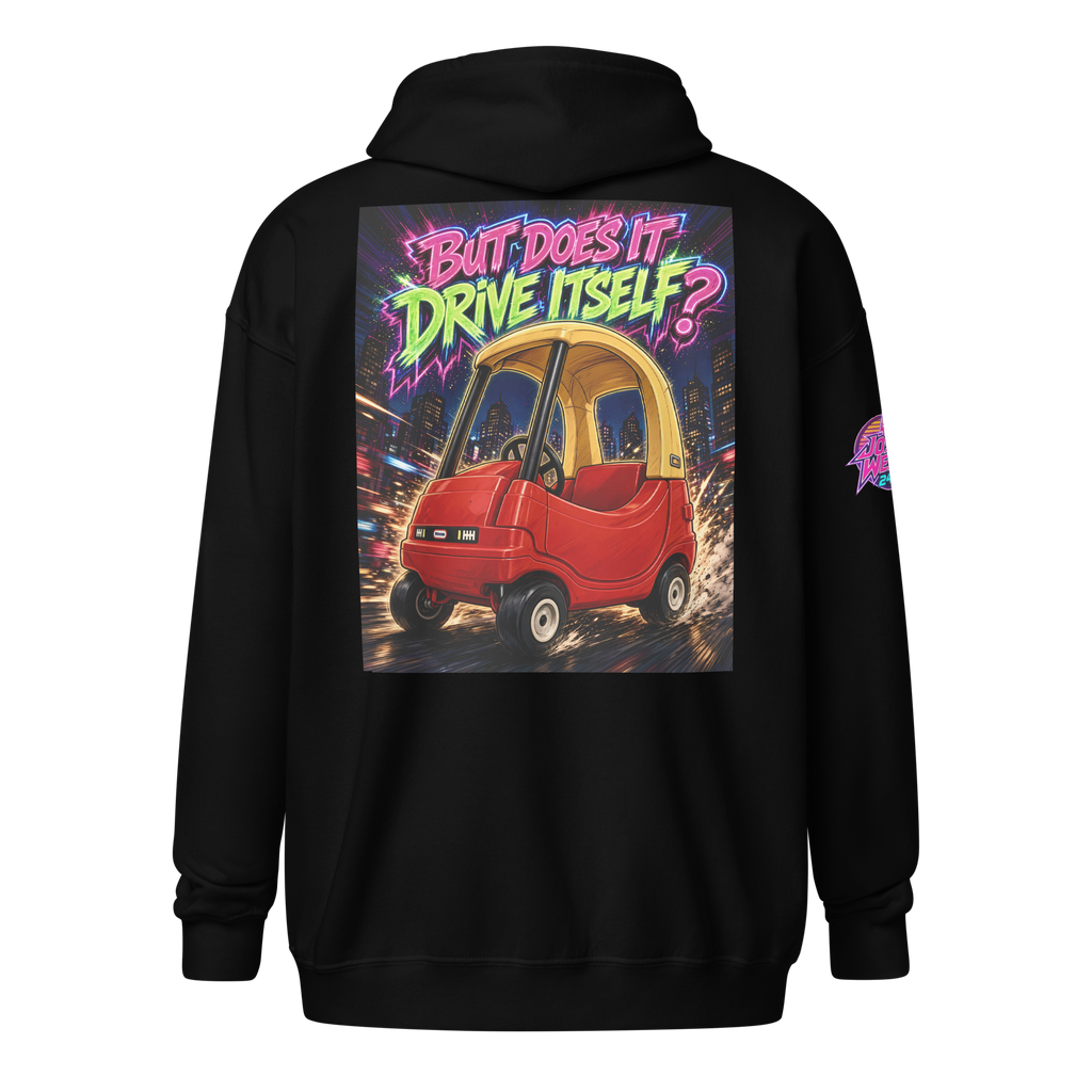 Drive Itself - Heavy Full Zip Hoodie