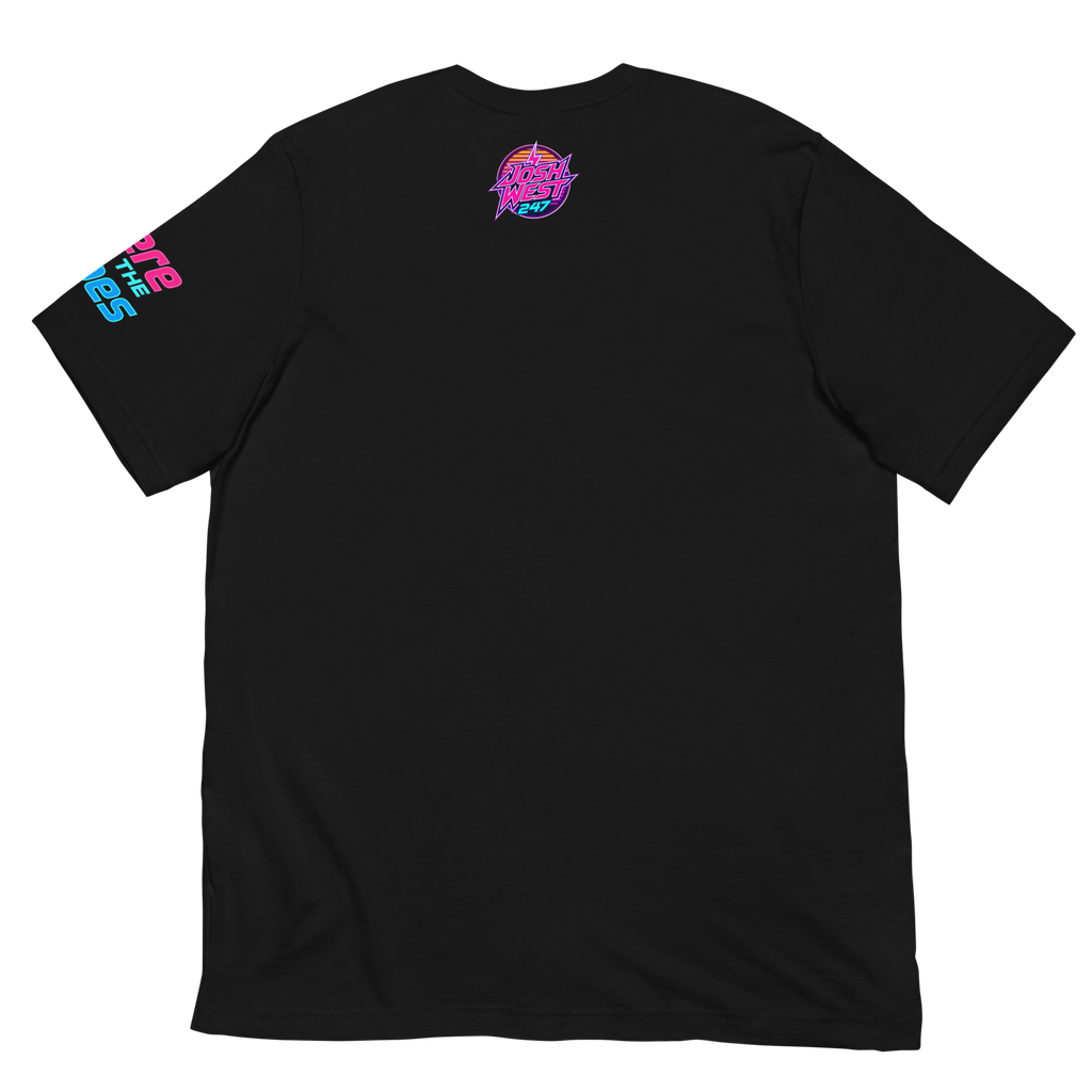 Rad Adventure Plaid T-Shirt - "Nightrun" (Midnight Black)
