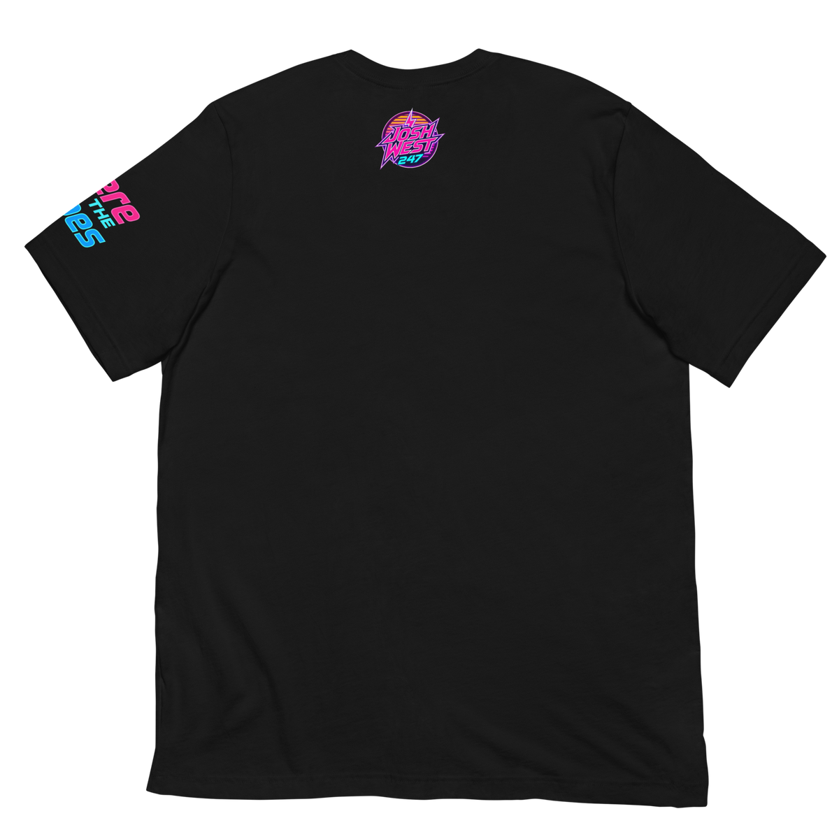 Rad Adventure Plaid T-Shirt - "Nightrun" (Midnight Black)