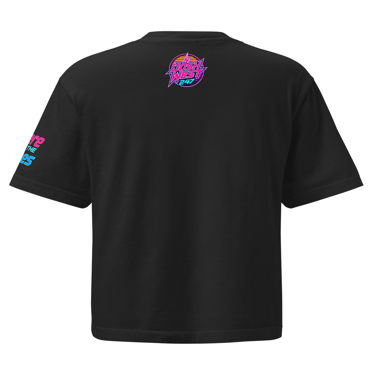 Women’s Rad Adventure Plaid Ultra-Premium Boxy Tee "Night Run"
