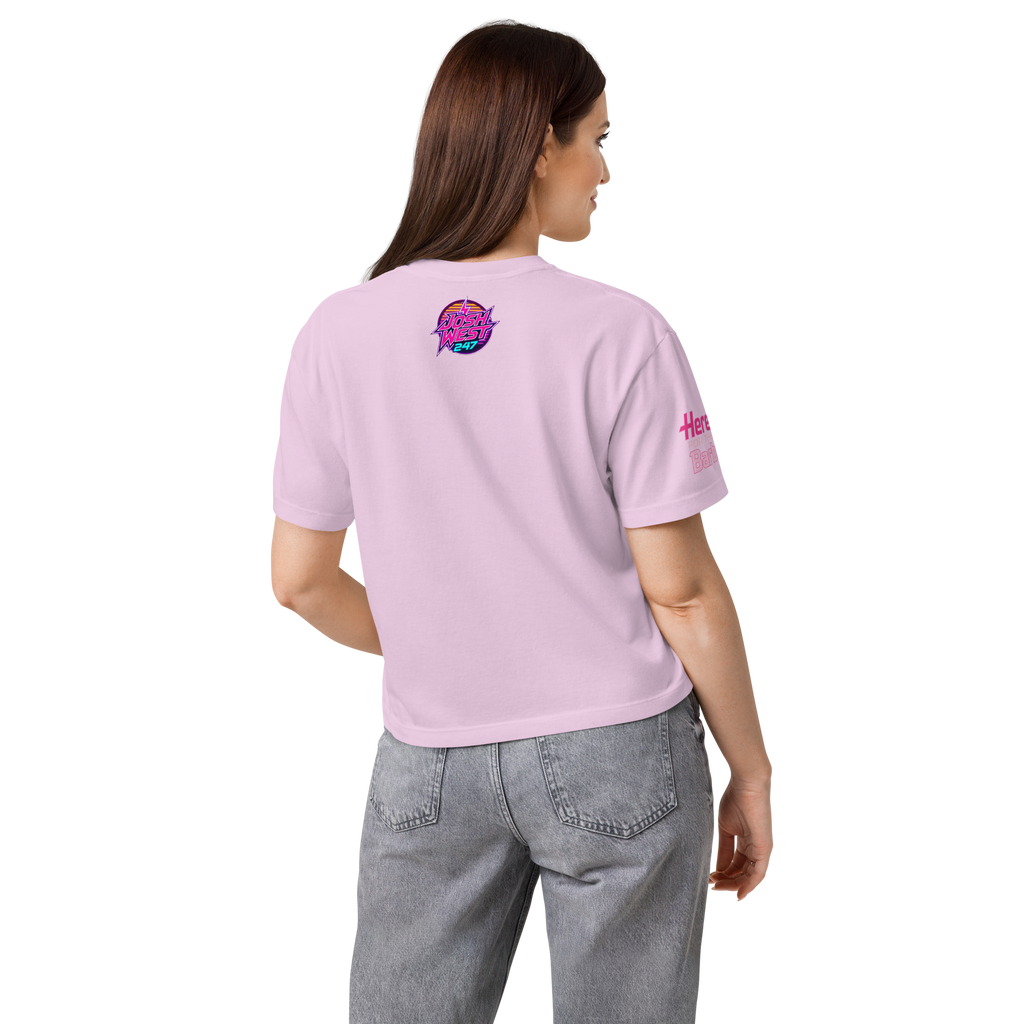 The Rad Adventure Plaid "Gag City" Edition - Women’s Premium Crop Boxy Tee