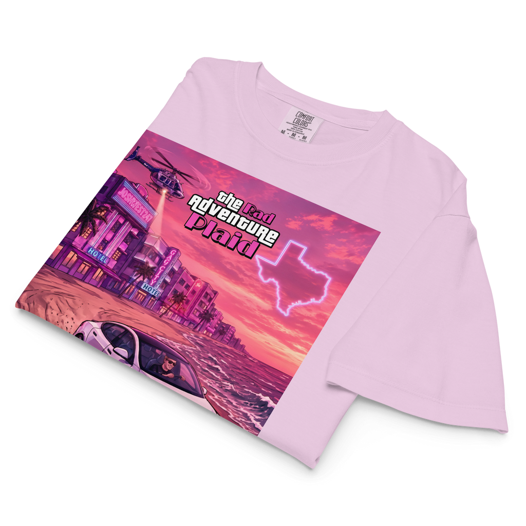 The Rad Adventure Plaid "Gag City" Edition - Women’s Premium Crop Boxy Tee