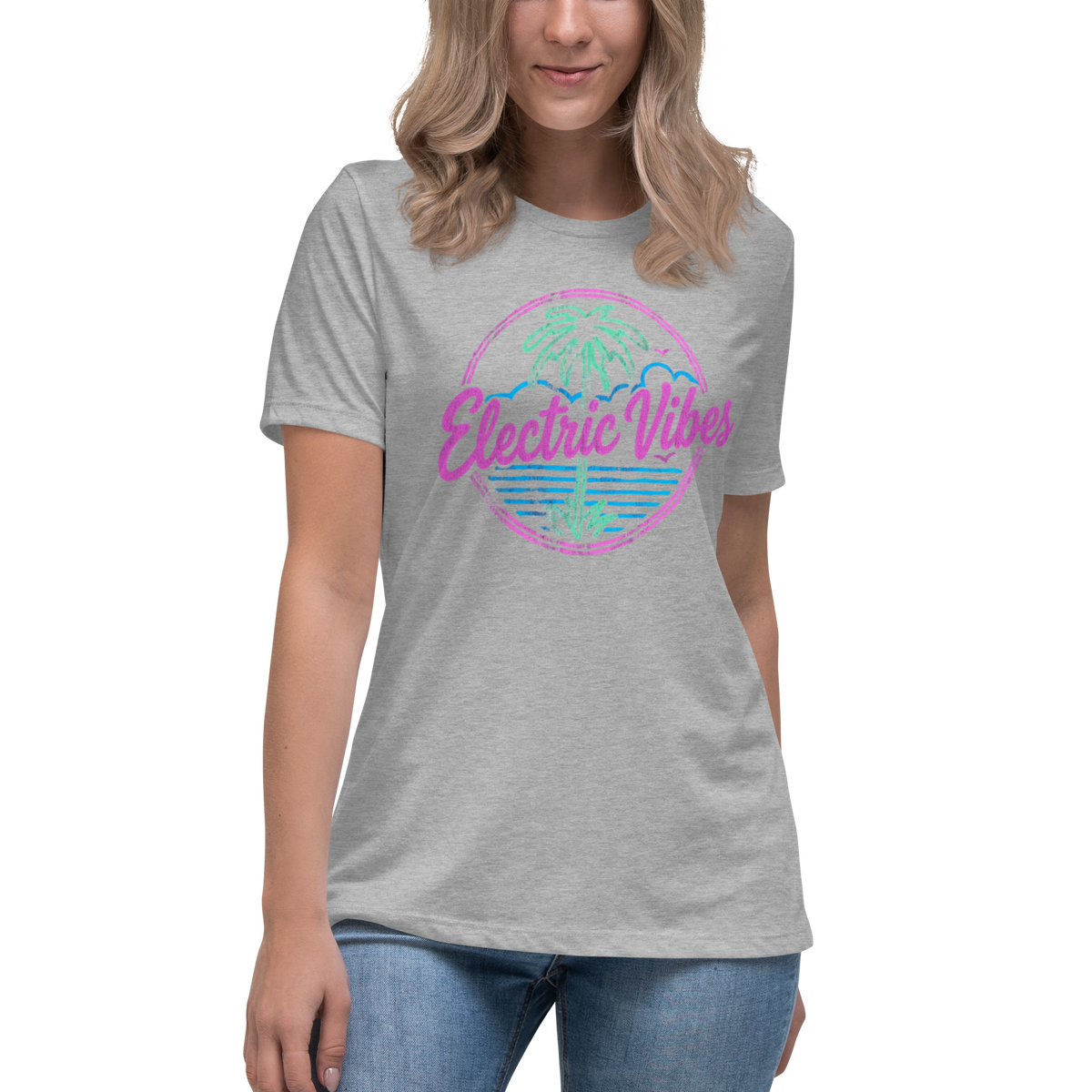 Electric Vibes - Women's Relaxed Tee