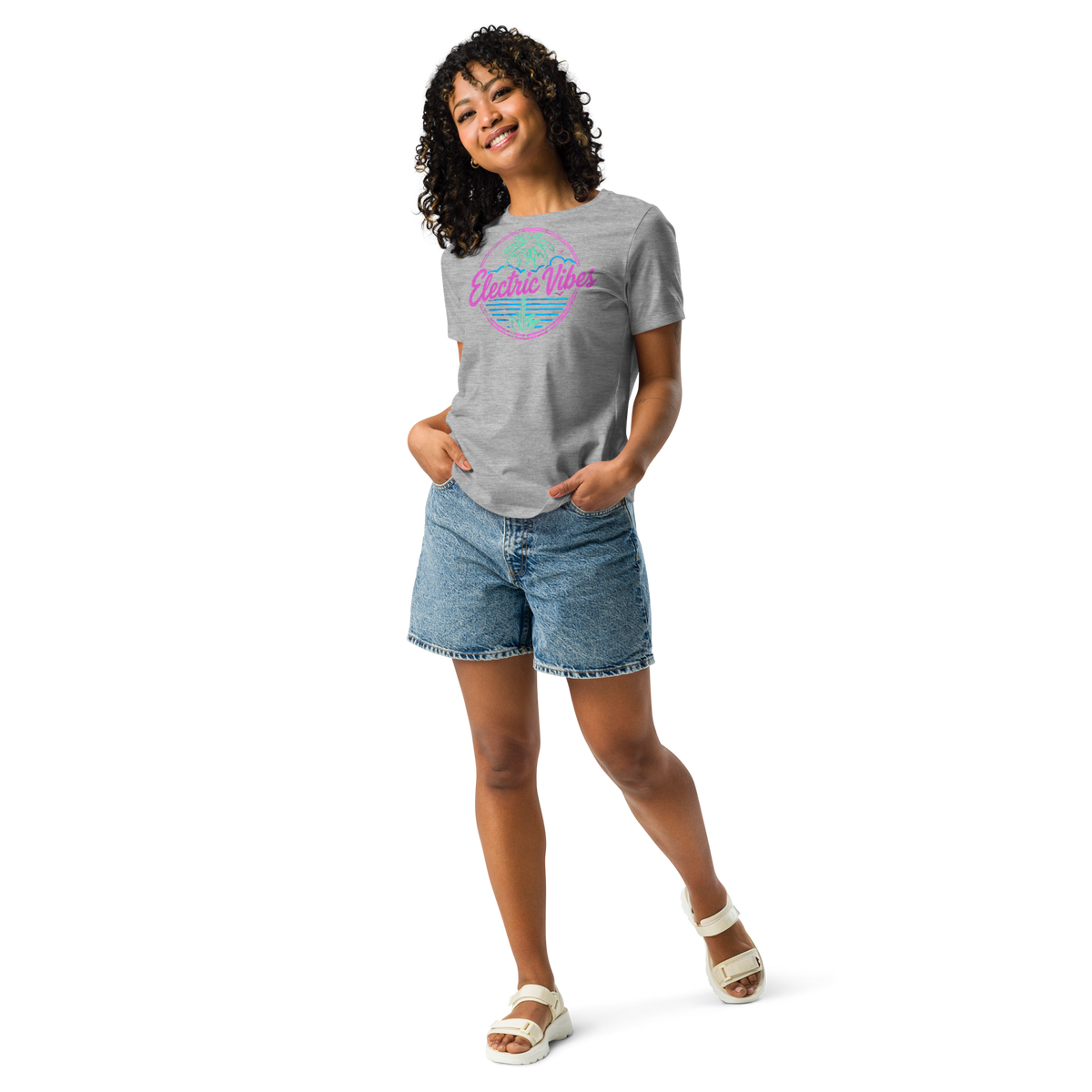 Electric Vibes - Women's Relaxed Tee
