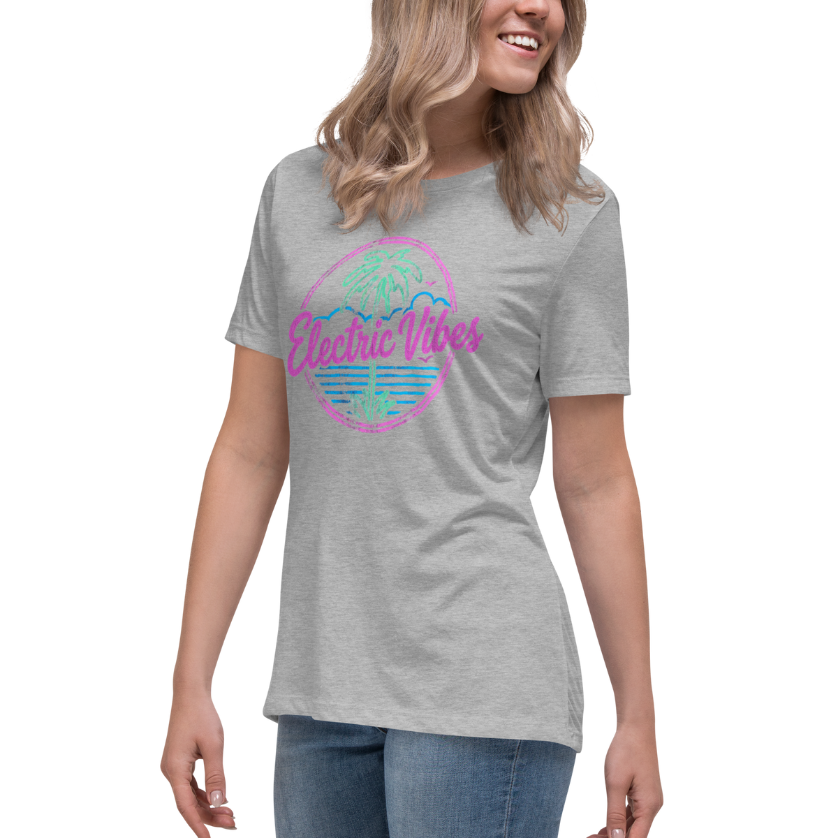 Electric Vibes - Women's Relaxed Tee