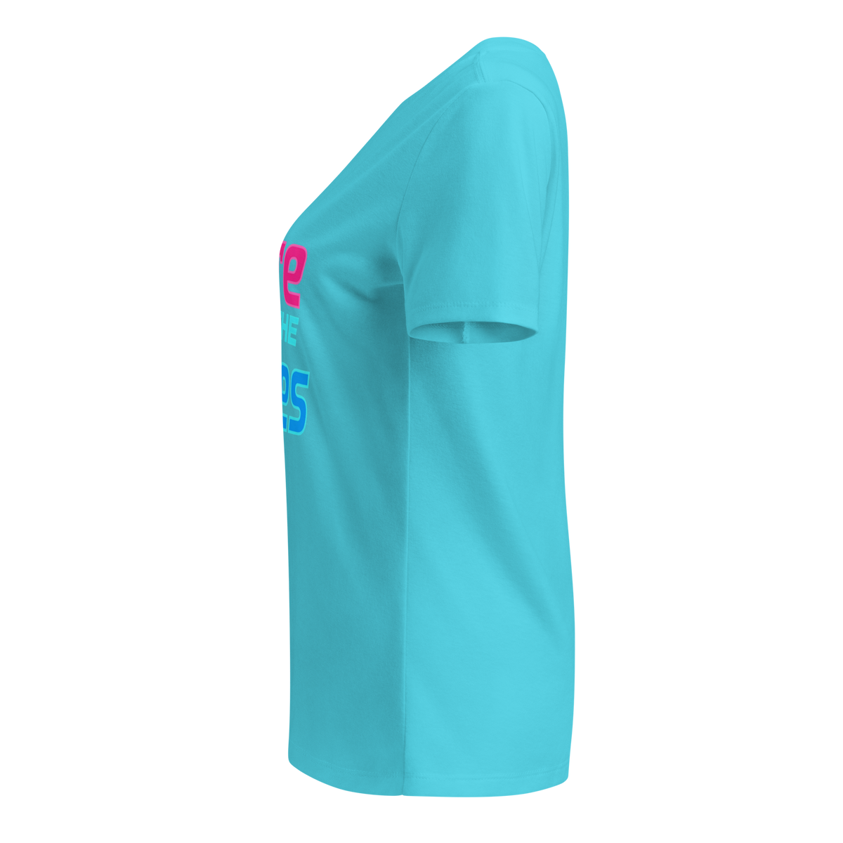 Classic Women’s JoshWest247 V-neck Tee "Here For The Vibes"